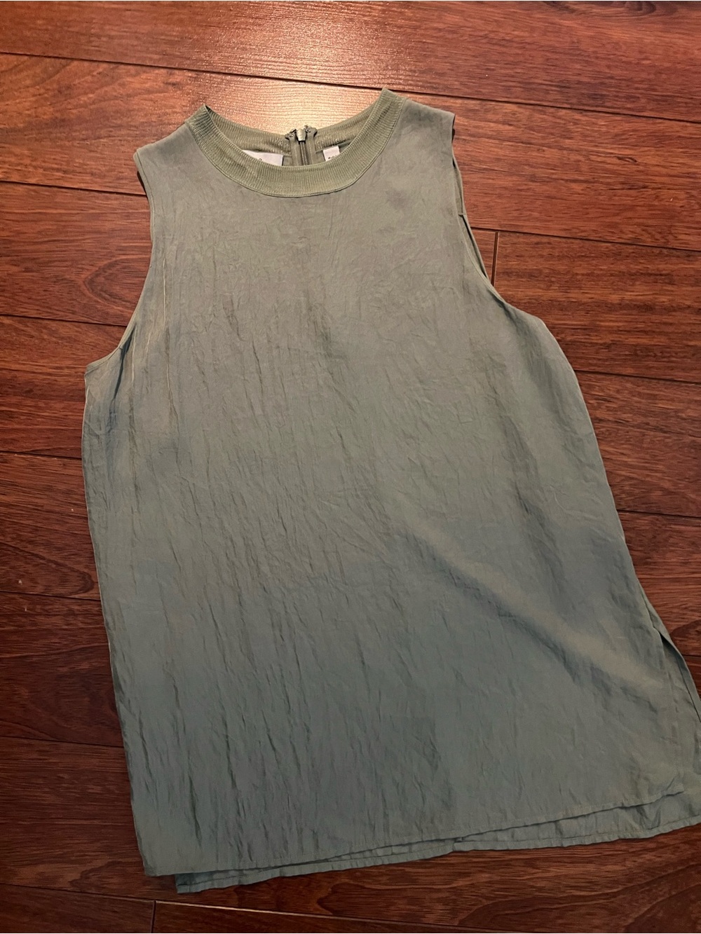 Vince Sleeveless Green Top